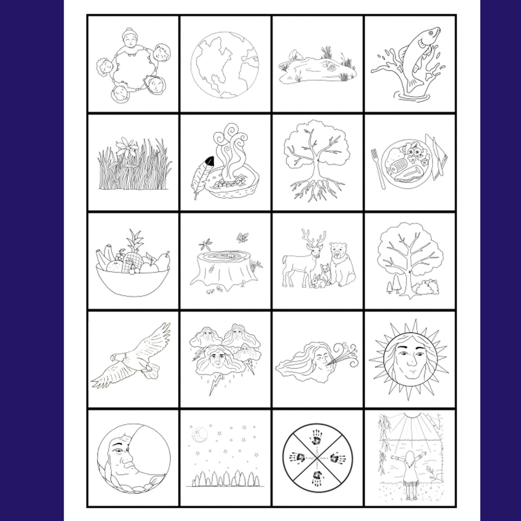 Printable Bingo Game with Thanksgiving images